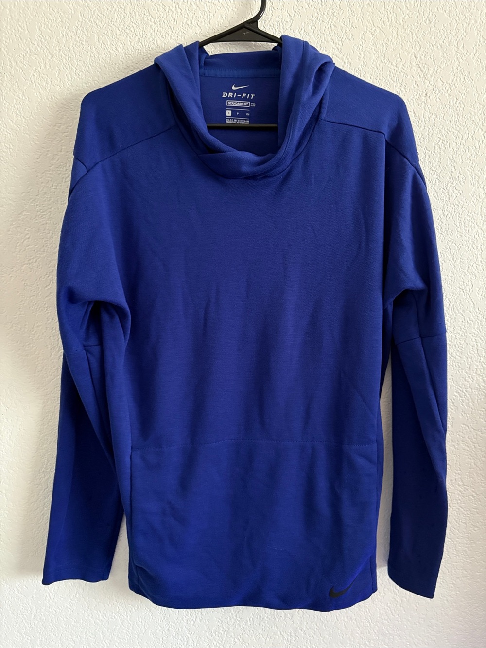 Nike Men's Royal Blue Hoodie Dri-FIT Sweatshirt